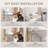 SmartBidet SB-2000WE Electric Bidet Toilet Seat with Heated Seating, Warm Air Dryer, Temperature Control Wash, and Control Panel, Elongated Seating