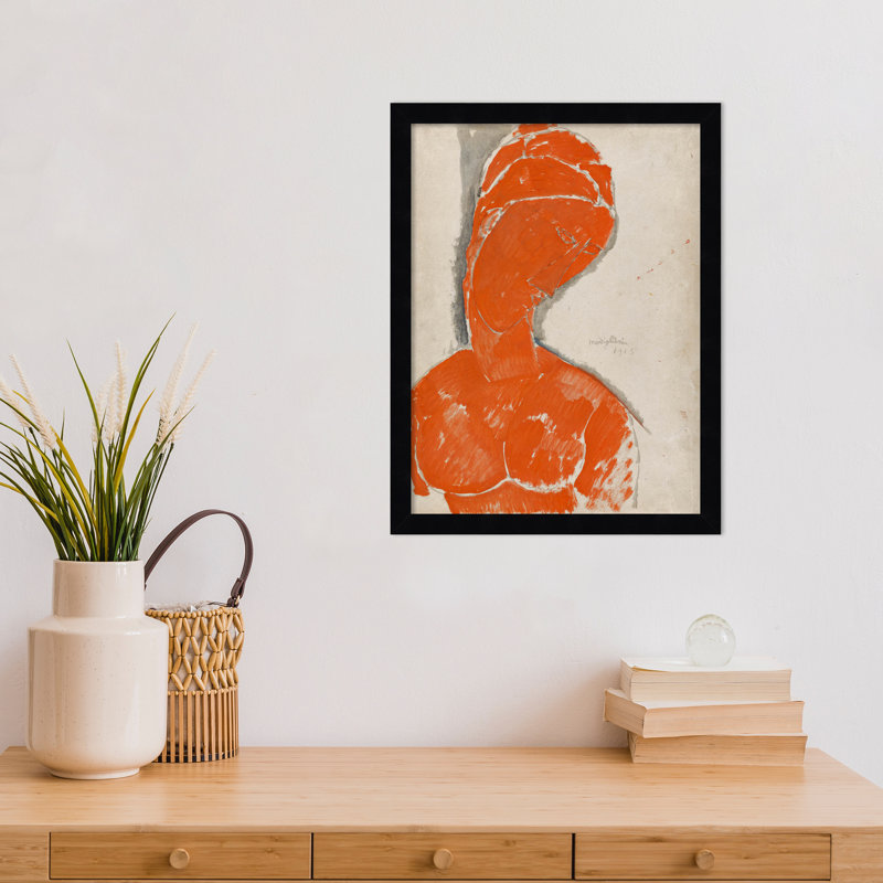 Reproduction d'art murale encadrée Rune, Noir, H 17 po x l 13 po