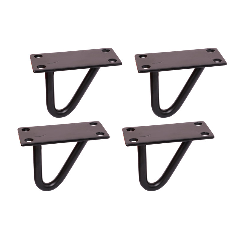Pieds de table Demetris, Noir