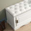 Banc rembourré blanc-823063651