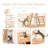 76.7 H  Large Solid Wood Cat Tree Multi-Level Tall Cat Tower Cat Tree for Indoor Cats Large Adult