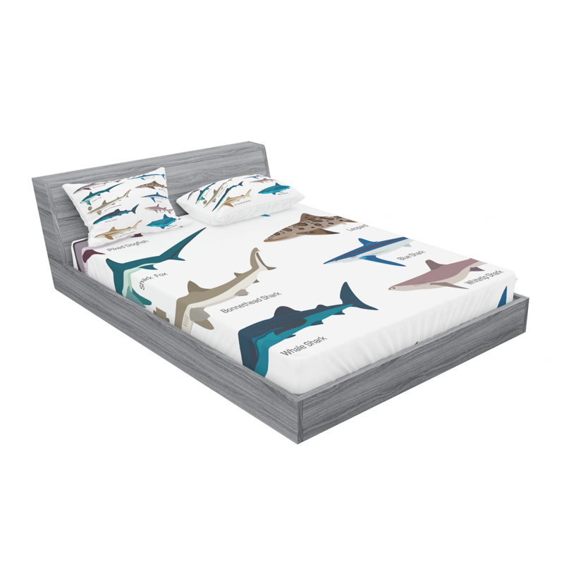 Microfiber Sheet Set, Full Sheet Set with Fitted Sheet