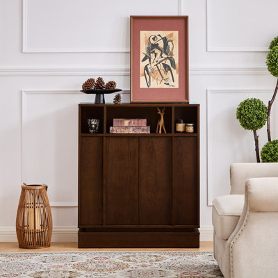 31.7-inch Sideboard Buffet Cabinet with Adjustable Shelves