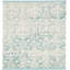 Tapis bleu clair / ivoire Teadora-611344600