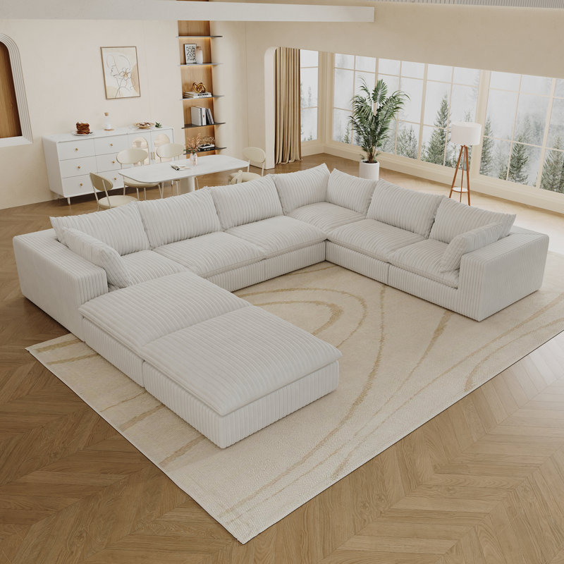 Canapé 157,6 po Cloud, White