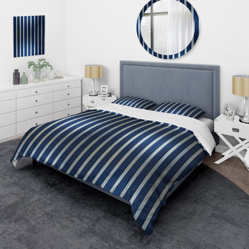Ensemble de housse de couette Glamour Pinstripe III - Glam, Housse de couette très grand + 2 taies décorativ