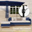 Parasol de jardin inclinable, parasol de marché avec manivelle, gris foncé-600337738