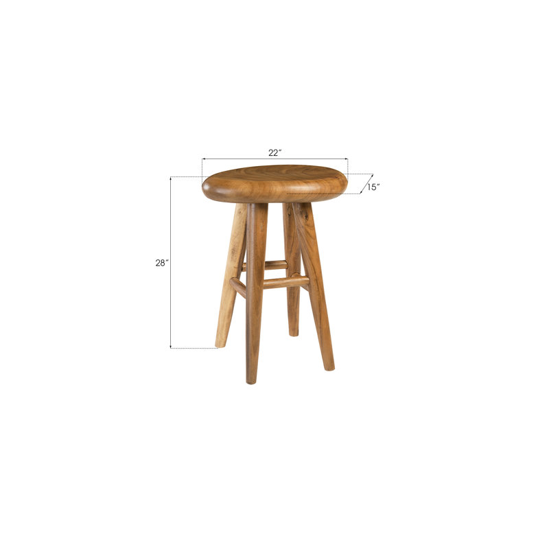 Chamcha Wood Bar Stool