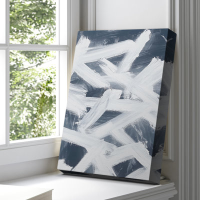 Toile tendue avec châssis abstrait XXVII - prêt à être accroché
