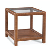 Pine Isle Glass End Table