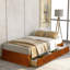 Lit plateforme simple avec rangement et 3 tiroirs-1115138293