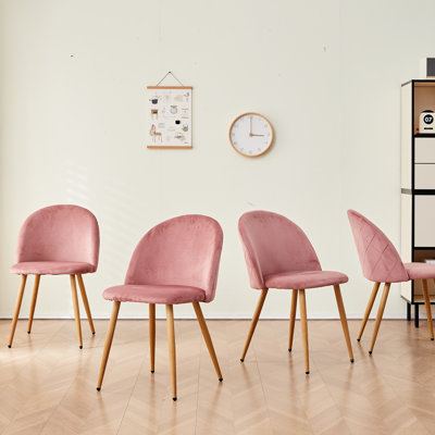 Mccaleb 43 cm H Velvet Side Chair