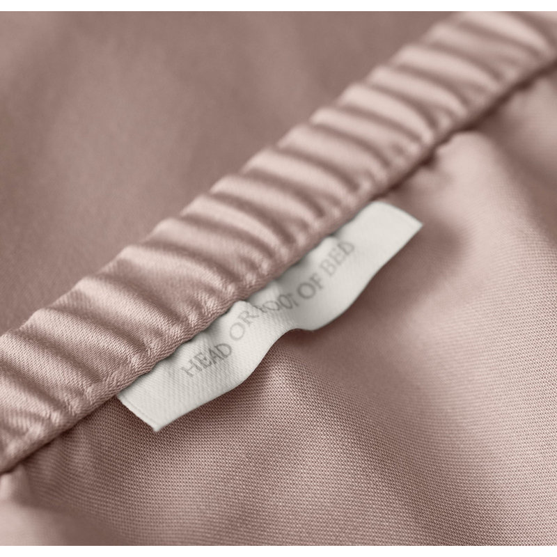 Signature Hemmed Sheet Set, Split King Sheet Set with 2 Pillowcases, Dusty Rose