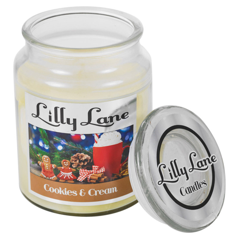 Cookies & Cream Scented Jar Candle