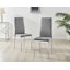 Beca Statement Pedestal Round Dining Table Set & 4 Luxury Velvet Dining Chairs-90654919