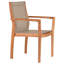 Horizon Outdoor Teak Dining Armchair-967535921