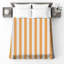 Orange Vertical Stripes Bedding Stripes Bedspread Pattern-125167626