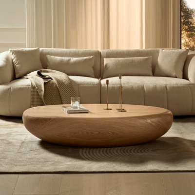 Table basse 53,1 "ovale pour le salon