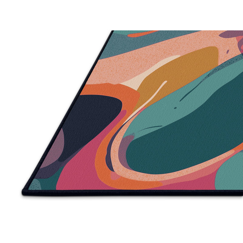 Chroma Stream Rug, Round 8'