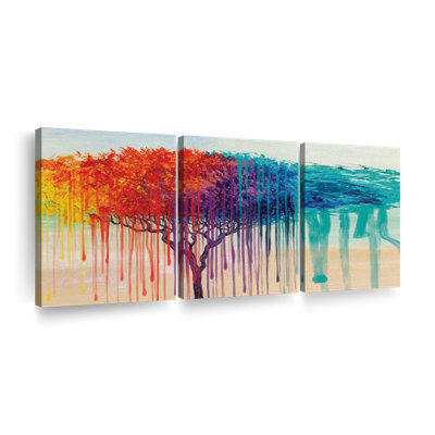 Ensemble d'arbres 3 pièces Trees Rainbow Tree