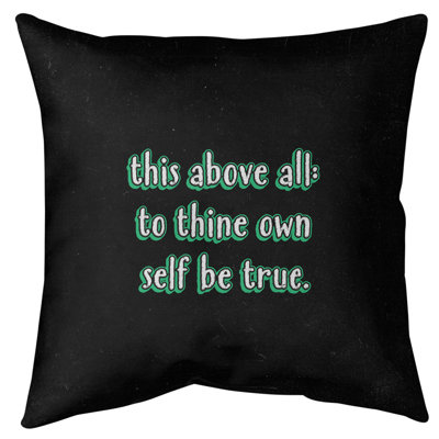 Coussin de sol d’inspiration Shakespeare