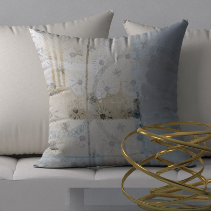 Housse de coussin carrée décorative et courtoise, 24 po x 24 po