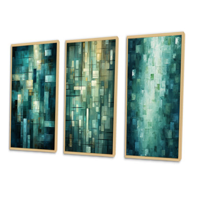 «Evanescence Of Dreams», ensemble de 3 peintures abstraites