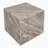 Felix 15" Minimalist Marble Cube End Table, Natural Gray Beige Stone Square Block Side Table, Solid Glossy Living Room Accent Pedestal-1724381820-1745844360