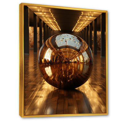 Bronze Bowling Reflections - Bowling, reproduction d'art sur toile