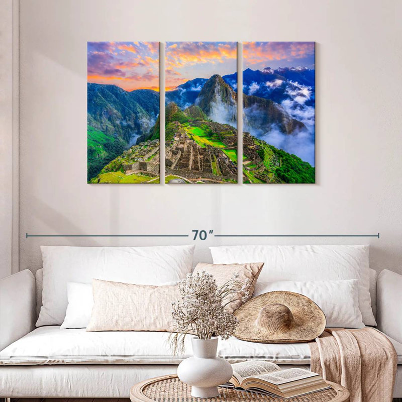 Lilie, ville inca, Machu Picchu, H 28 po x l 45 po