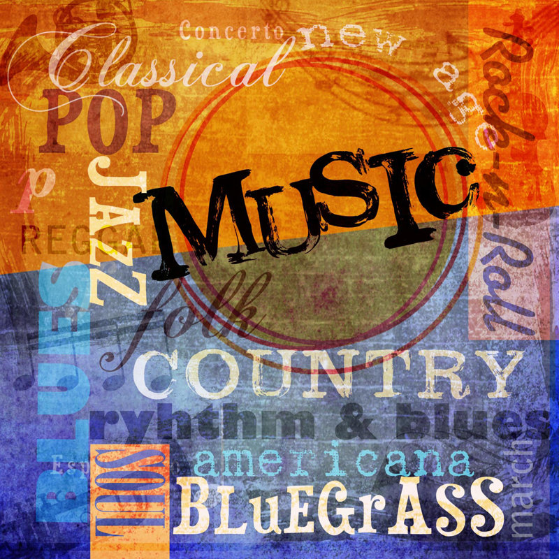 Music Notes XI by Beth Anne Creative - Wrapped Canvas Print, 30cm H x 30cm W