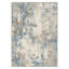 Tapis bleu azur abstrait Abstract Strokes lavable à la machine avec envers antidérapant-1900563042
