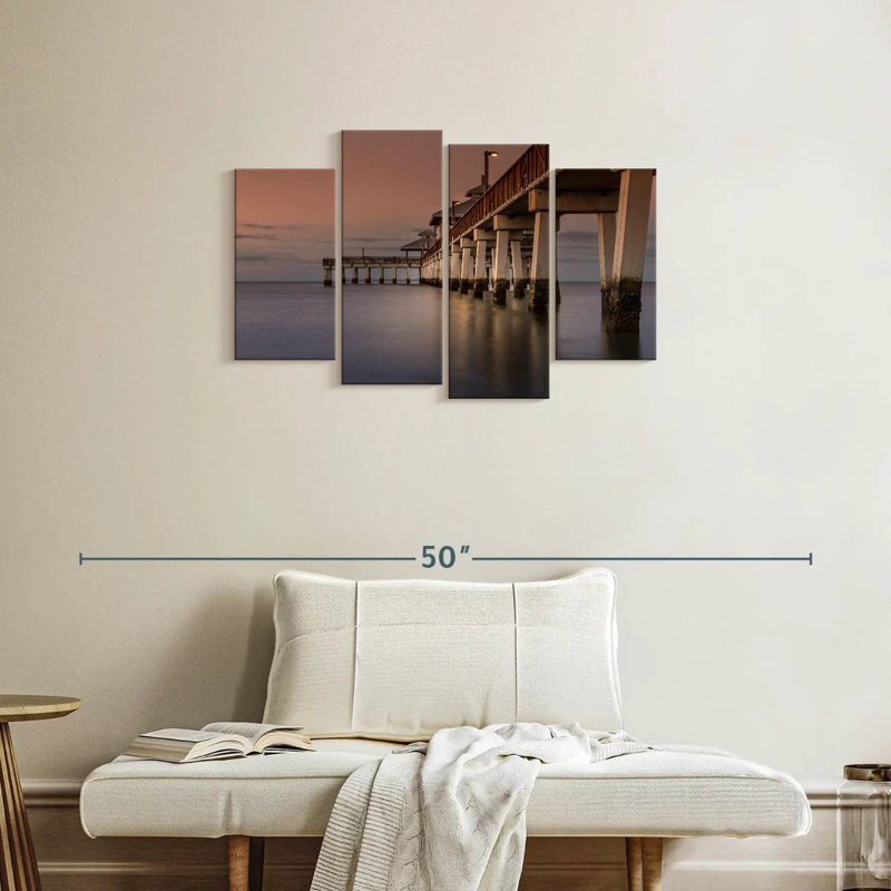 Aletra Myers Boardwalk Sunset, H 22 po x l 36 po