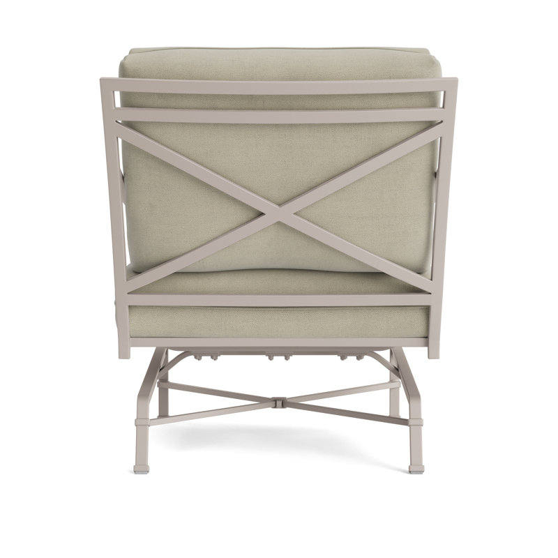 Venetian Outdoor Lounge Chair, Fusion Moccasian, Dove Smooth