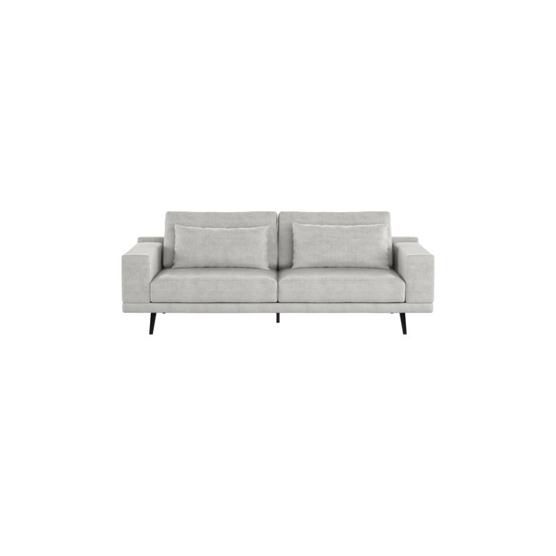 Aghaboy Chenille Sofa, 85cm H x 228cm  W x 96cm D