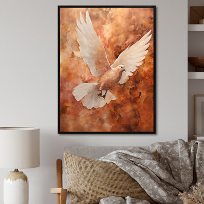 Cerulean Calm Graceful Dove III sur toile