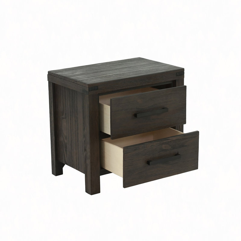Table de chevet, table de chevet 2 tiroirs