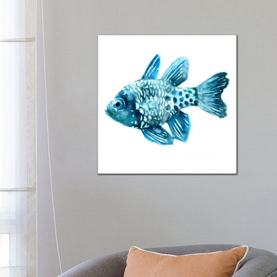 Fish II by Edward Selkirk - Wrapped Canvas Painting