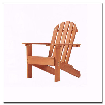 Chaise Adirondack en bois pour enfants, salon extérieur en bois massif pour enfants