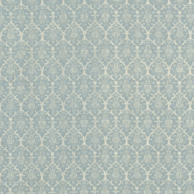 Schumacher x Veere Grenney Burley Fabric, Blue
