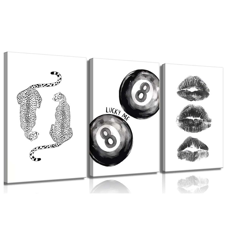 3 Piece Wrapped Canvas Print, 60 cm H x 120 cm W