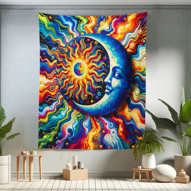 Tapisserie en microfibre, H 88 po x l 68 po