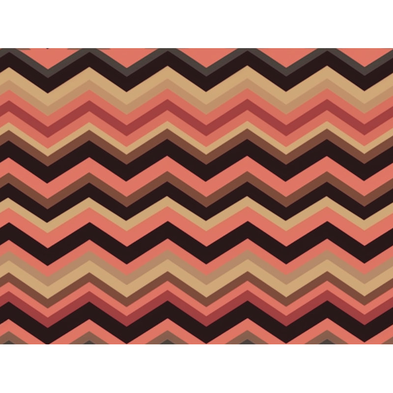 Chevron Shower Curtain Modern Bathroom Decor Brown, L 70 po x H 73 po