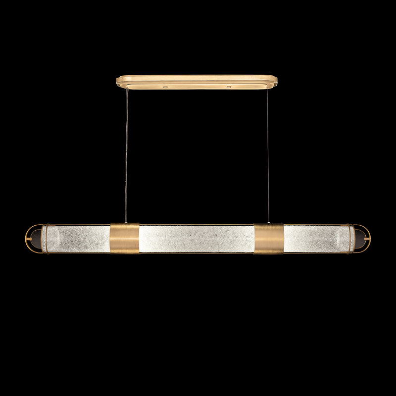 Bond 4 - Light LED Pendant, Clear, Gold
