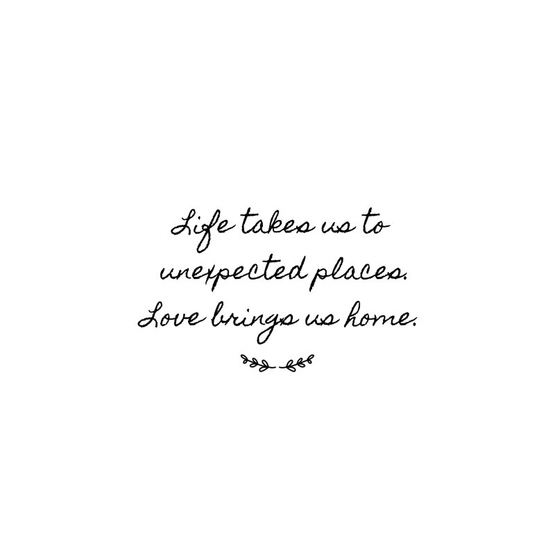 Life Takes Us To Places - Wrapped Canvas Print, 51cm H x 51cm W x 3.8cm D