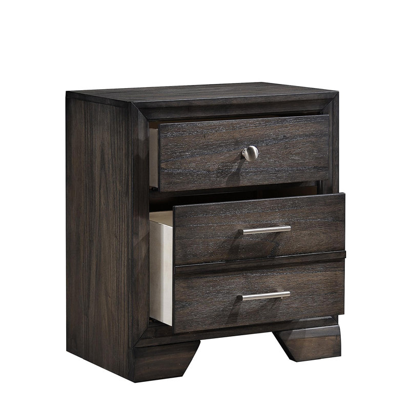 Table de chevet 2 tiroirs 1pc