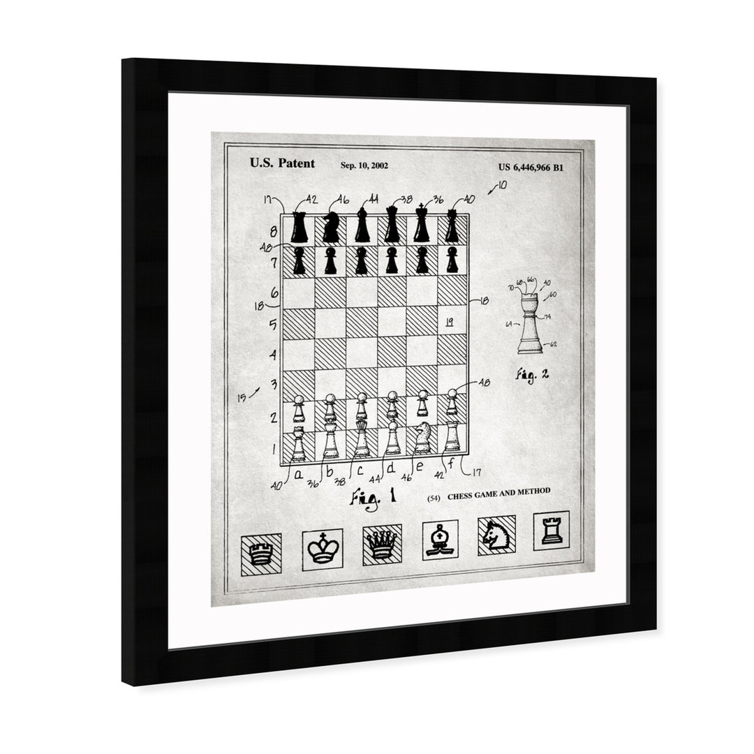 Chess Game and Method 2000 - Picture Frame Graphic Art Print on Paper Oliver Gal Prints 
