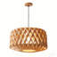 Luminaire suspendu 1 lumière en bois naturel