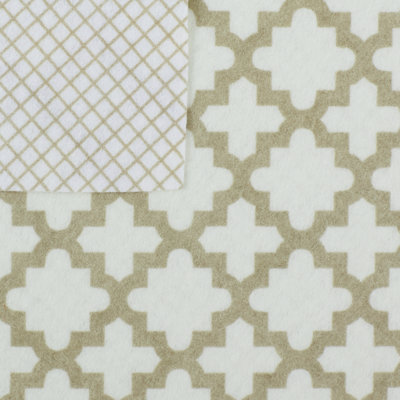 CREAM LATTICE SHELF
