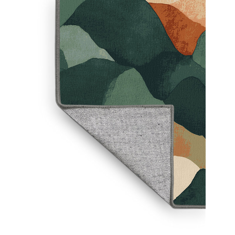 Autumn Cascade Rug, Round 5'